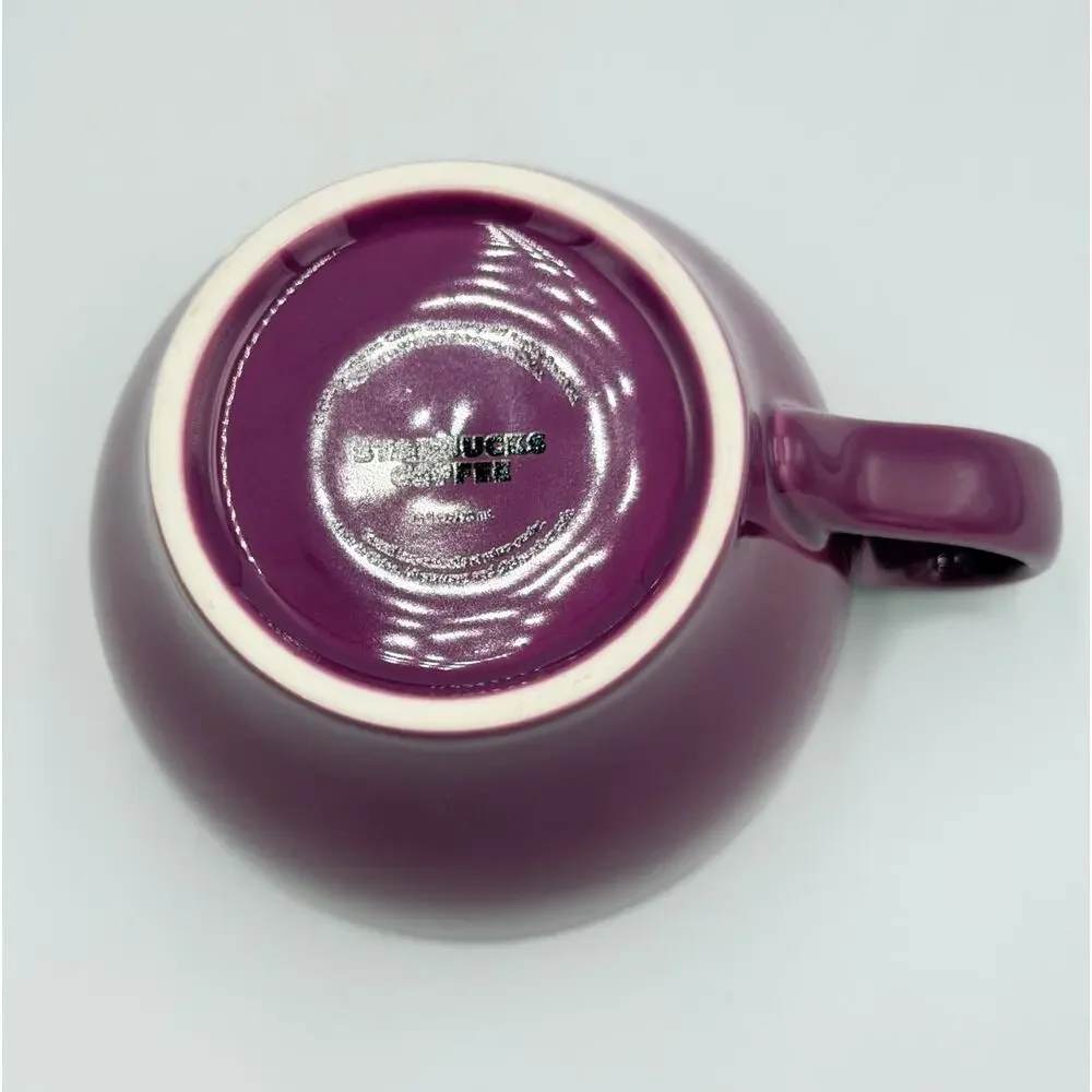 Starbucks 2007 Autumn Maple Leaves Teacup Coffee Cup
